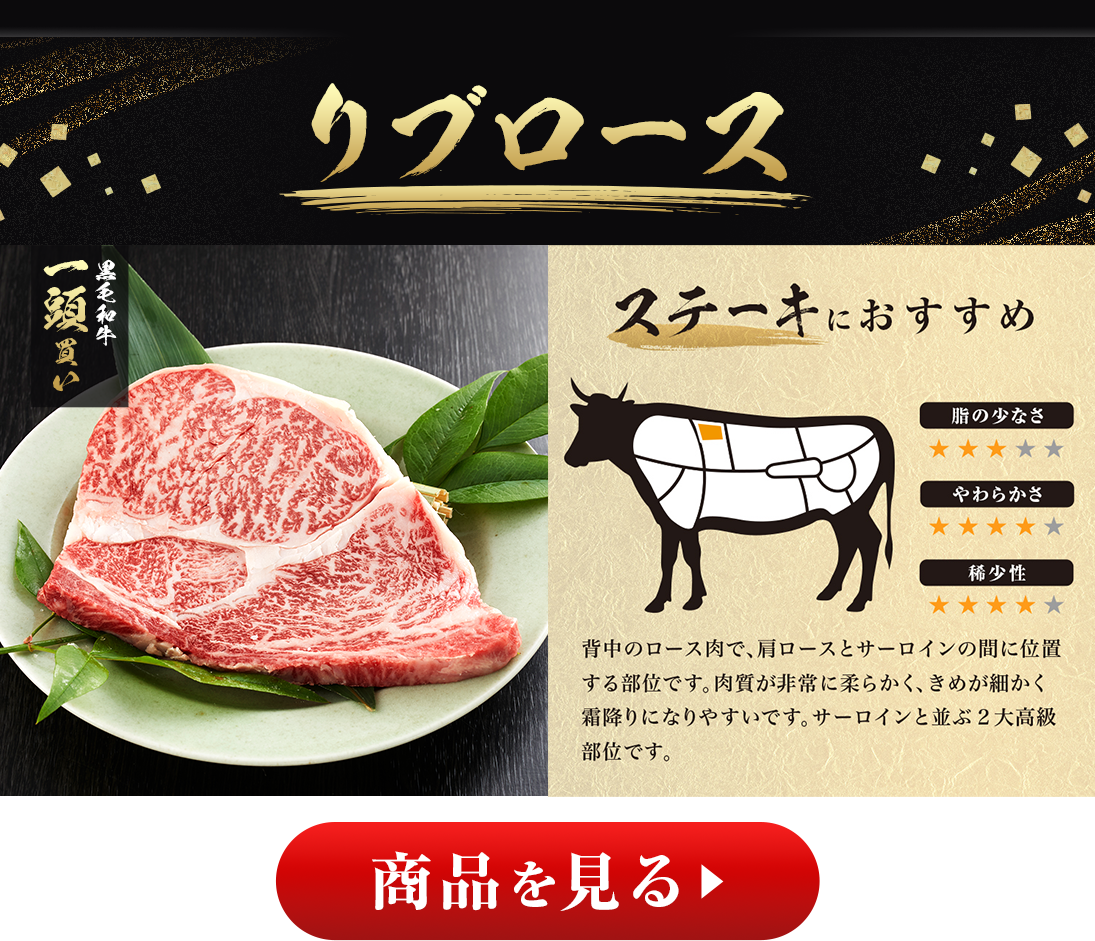 リブステーキ