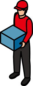 お届けイラスト