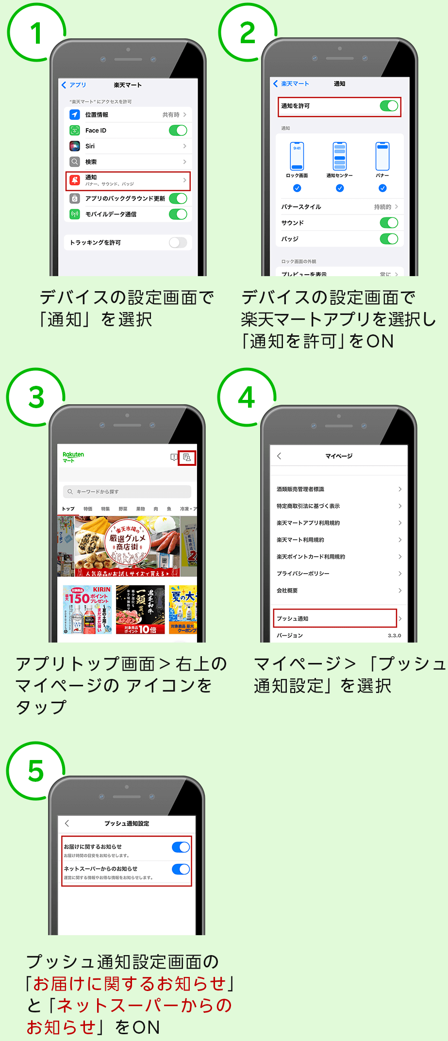 iPhone設定方法