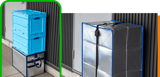 安全対策してお届け