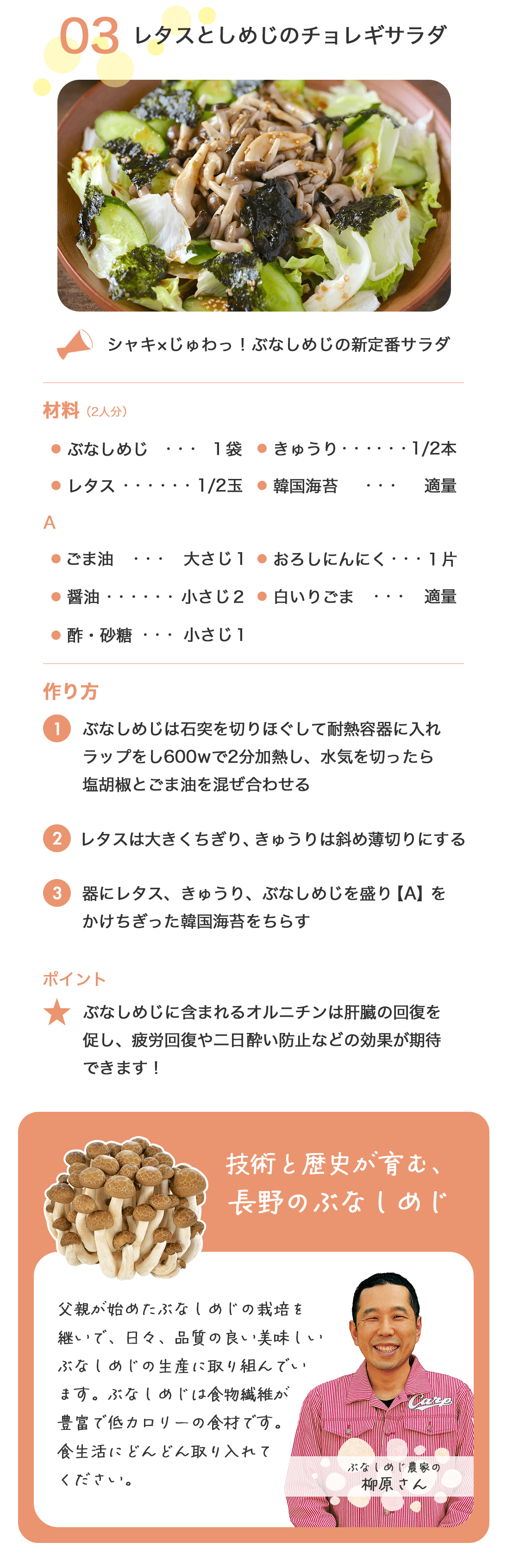 ≪旬便り≫長野県のお野菜