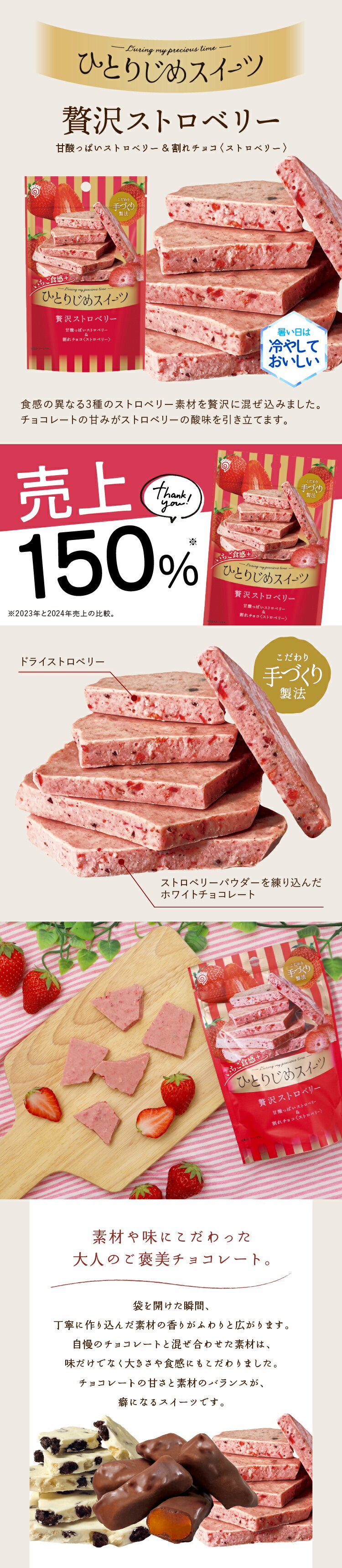 ひとりじめスイーツ 贅沢ストロベリー｜楽天マート - ネットスーパー