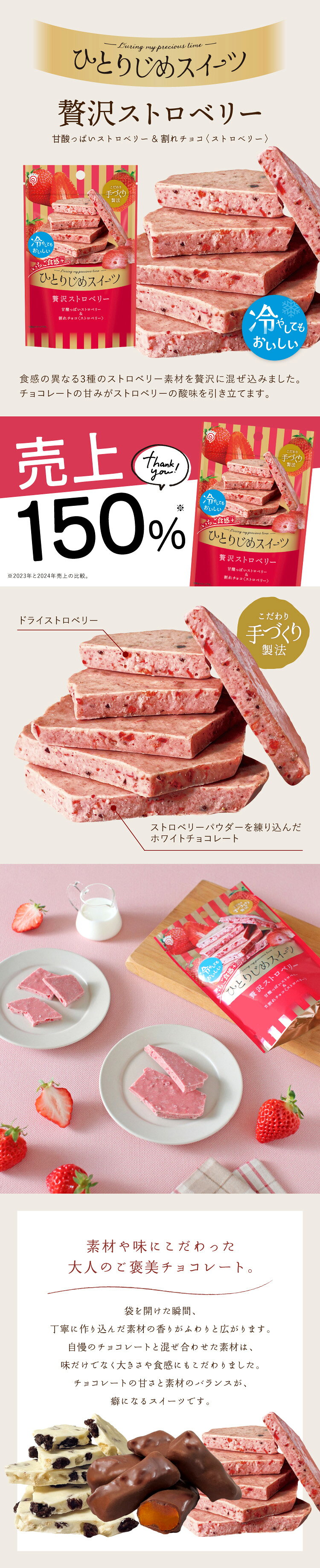ひとりじめスイーツ 贅沢ストロベリー【楽天市場の厳選グルメ】｜楽天