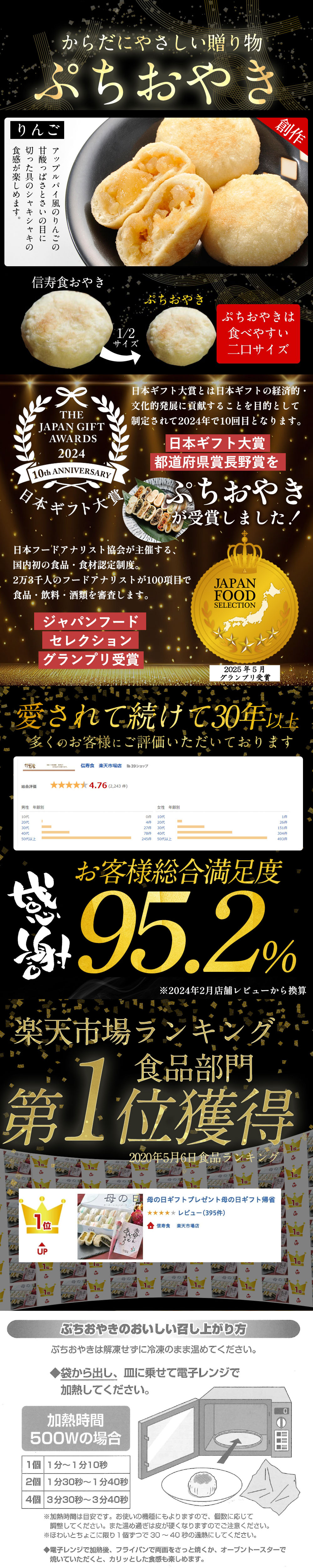 ぷちおやき りんご味（冷凍）