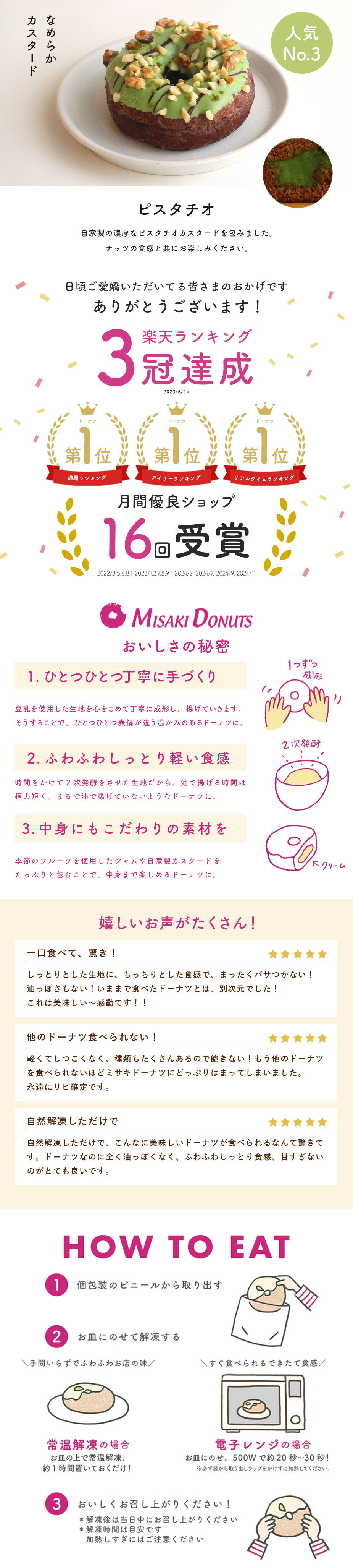 ミサキドーナツ ピスタチオ