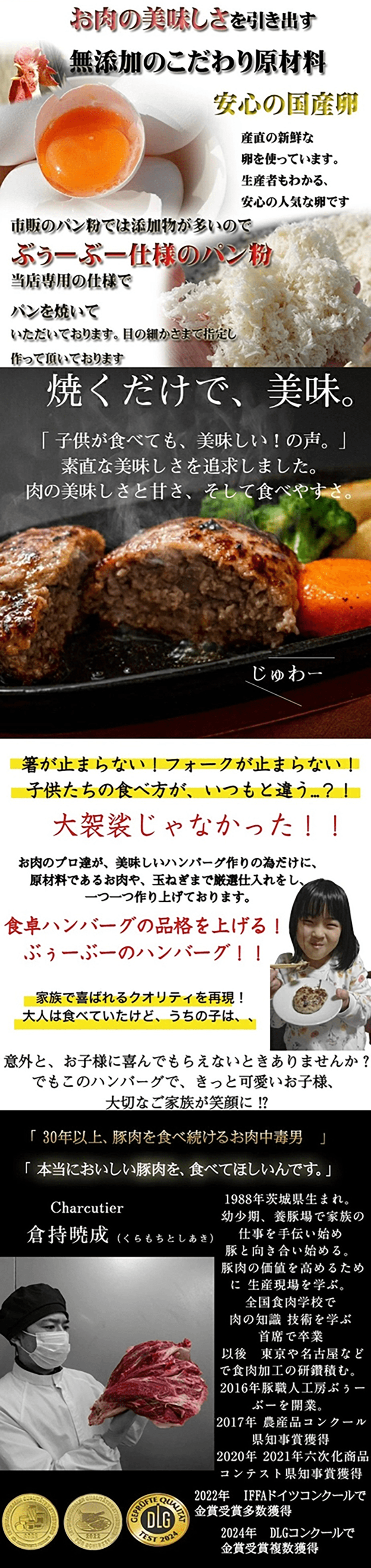 金黒ハンバーグ