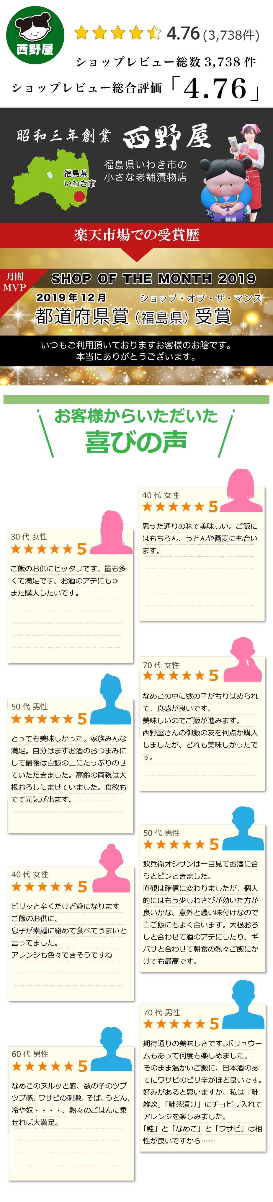 数の子なめこ