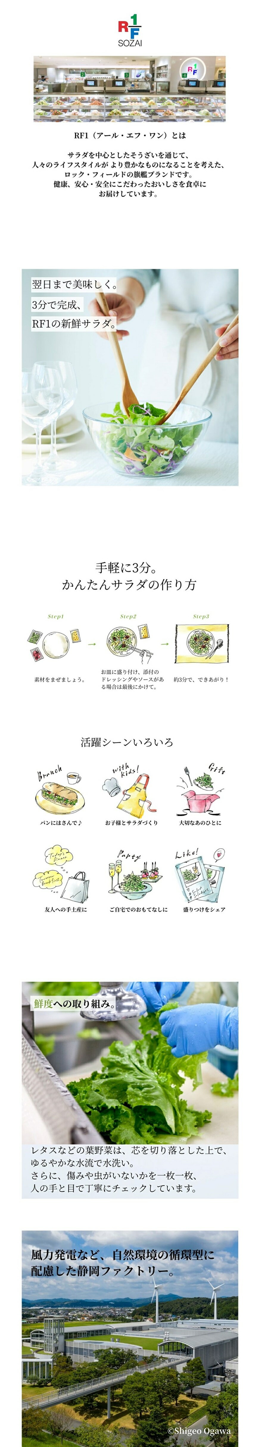 RF1 たっぷり海の幸と葉野菜の美味サラダ