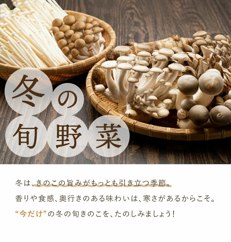 ≪旬便り≫冬のきのこ