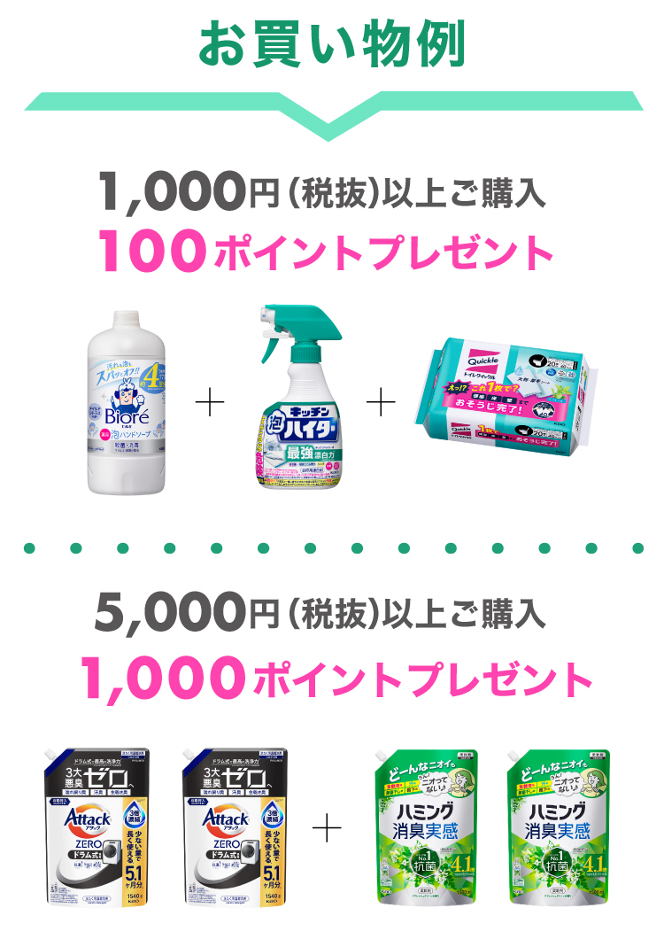 お買い物例