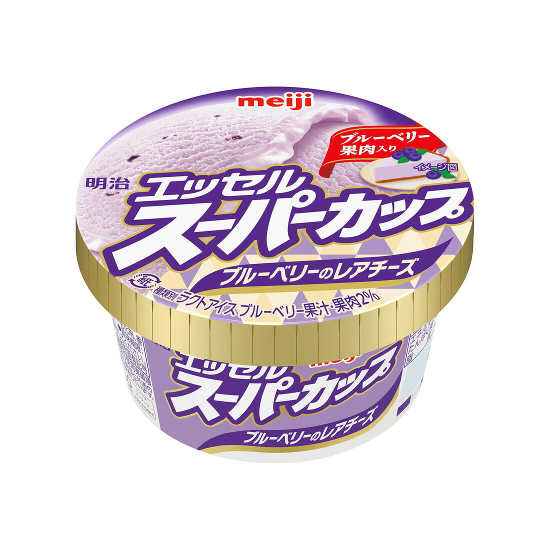 明治 エッセル スーパーカップ ブルーベリーのレアチーズ（冷凍