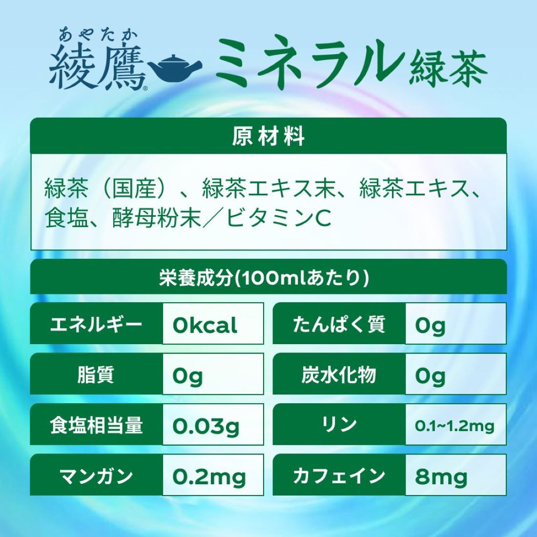 推しプライス】綾鷹 ミネラル緑茶（1ケース）｜楽天マート - ネット