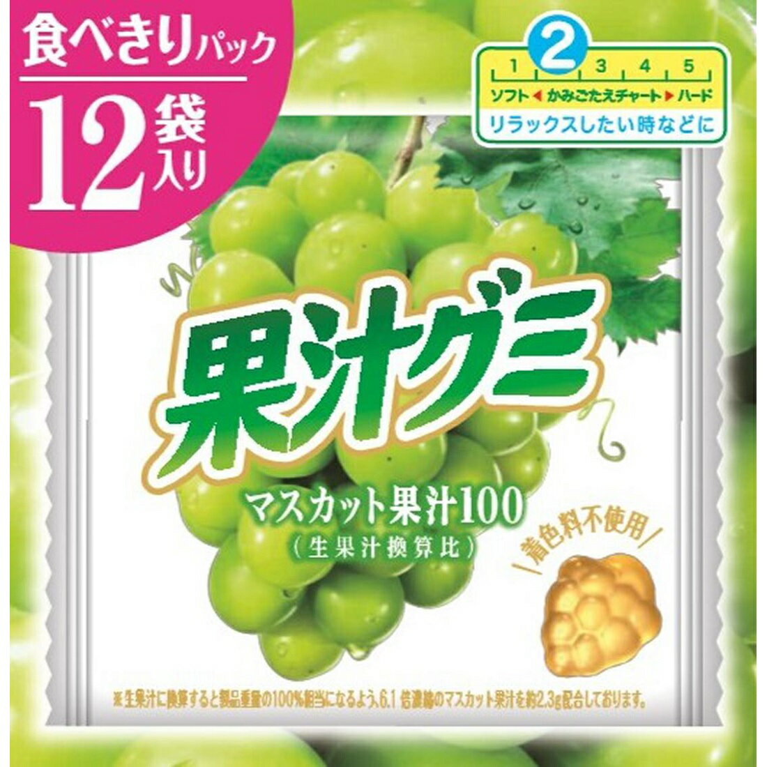 推しプライス】果汁グミ スマートパックマスカット｜楽天マート