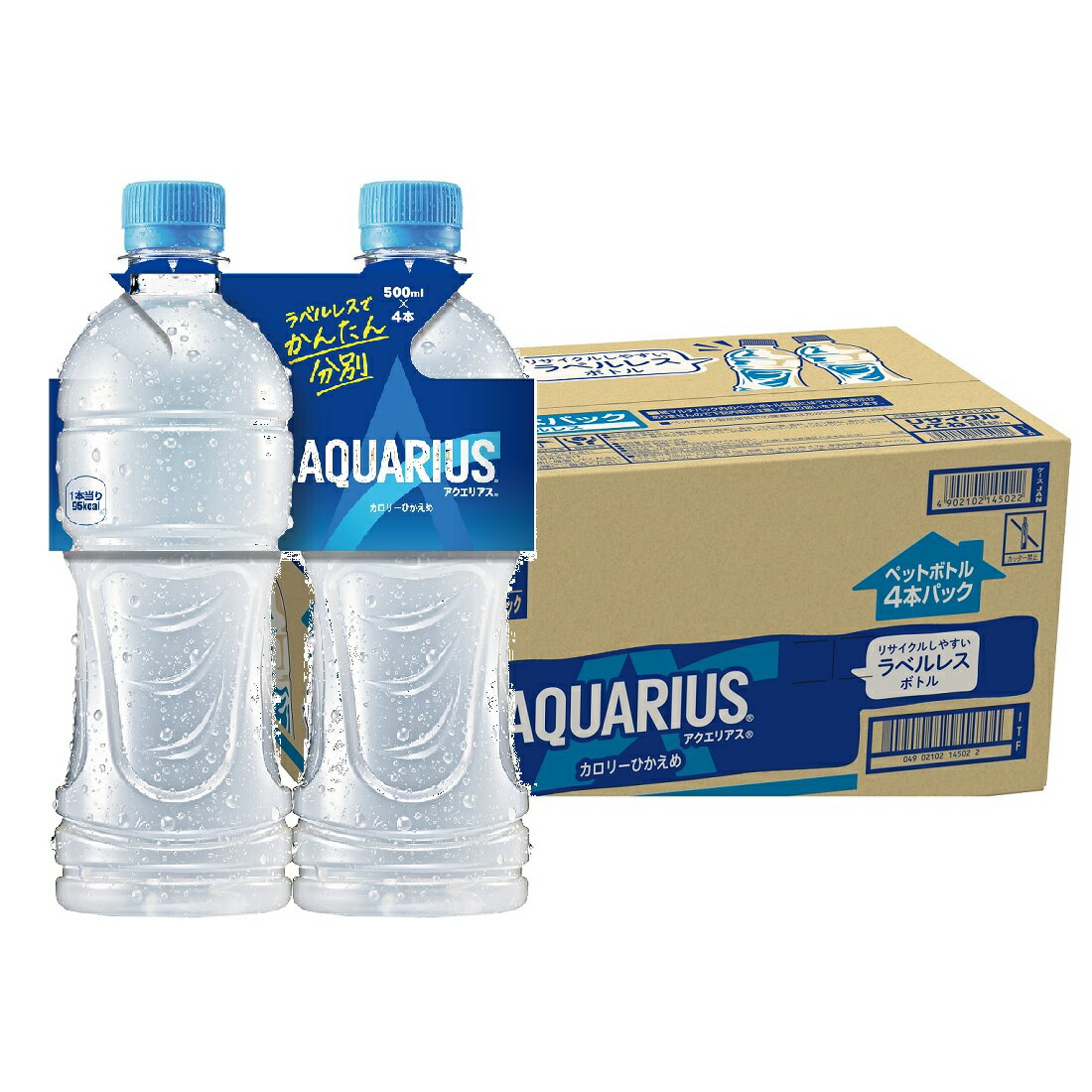 アクエリアス 600ml10 本セット ラベルレスボトル アクエリアス（1ケース）｜楽天マート - ネットスーパー
