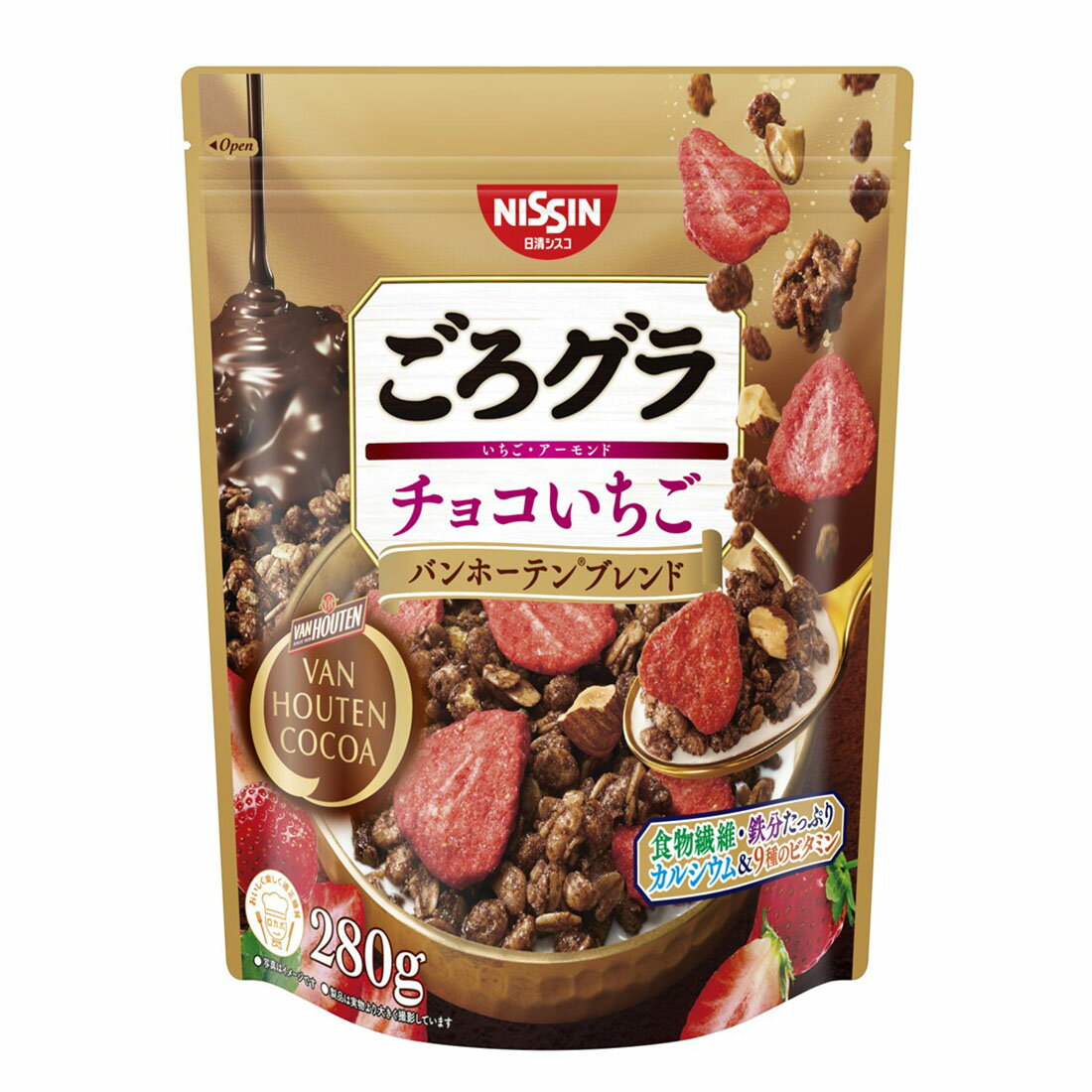 ごろグラ チョコいちご バンホーテンブレンド｜楽天マート - ネット