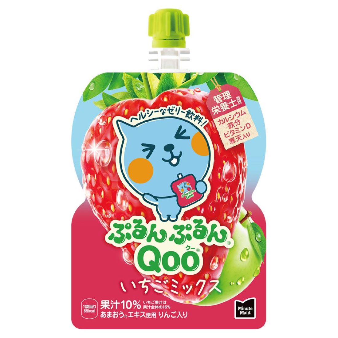 ミニッツメイド ぷるんぷるんQoo いちごミックス｜楽天マート - ネット