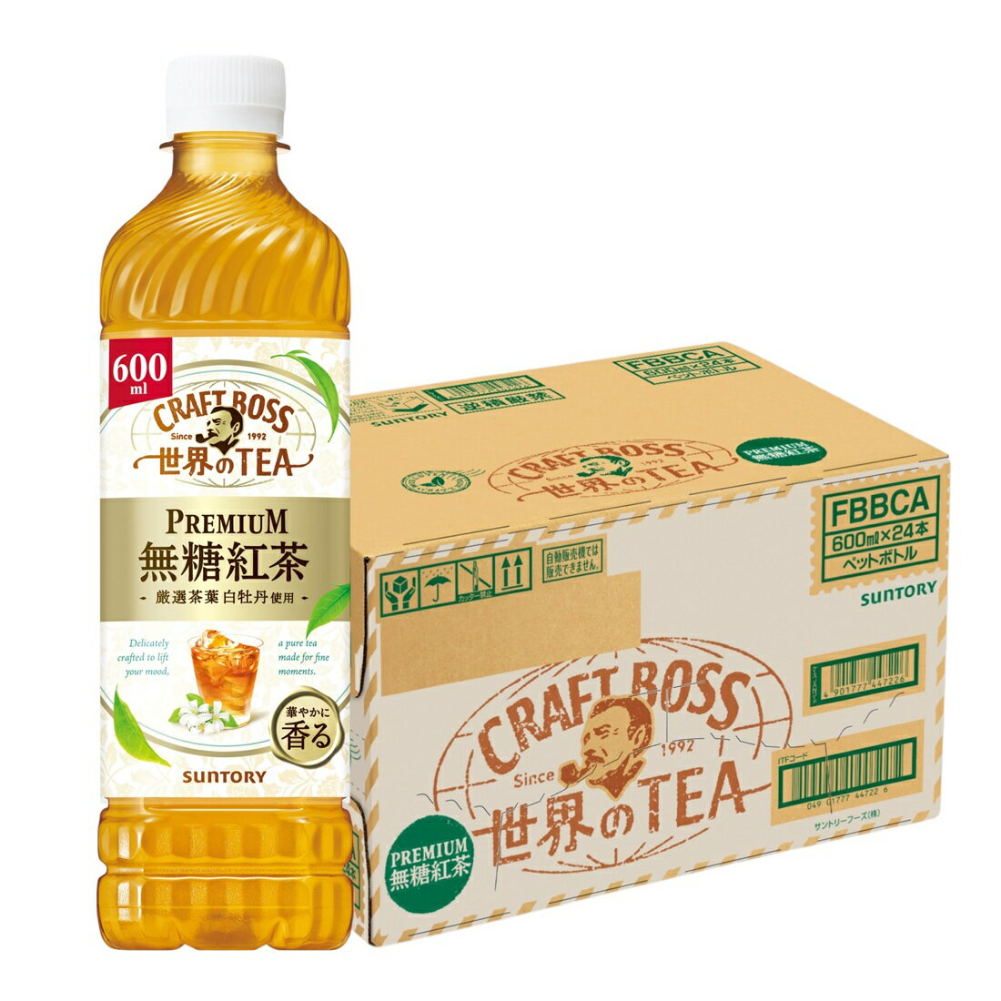 クラフトボス 世界のTEA PREMIUM無糖紅茶（1ケース）｜楽天マート