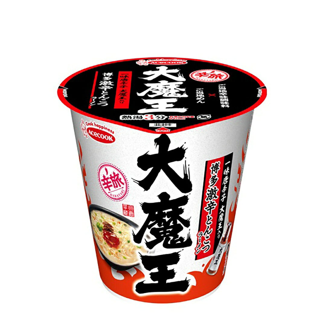 辛旅 大魔王入り 博多激辛とんこつラーメン｜楽天マート - ネットスーパー