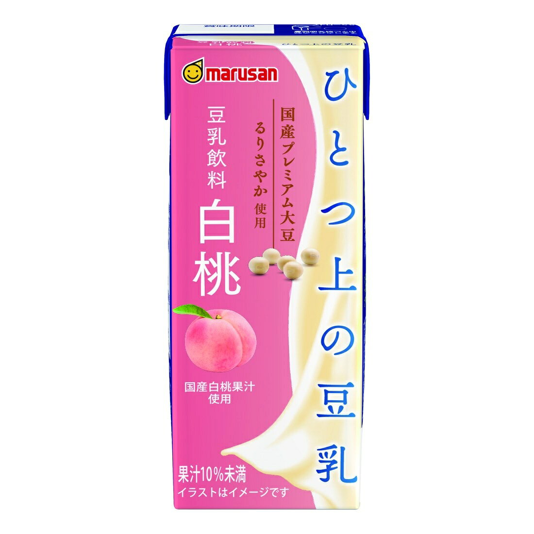 ひとつ上の豆乳 豆乳飲料 白桃｜楽天マート - ネットスーパー