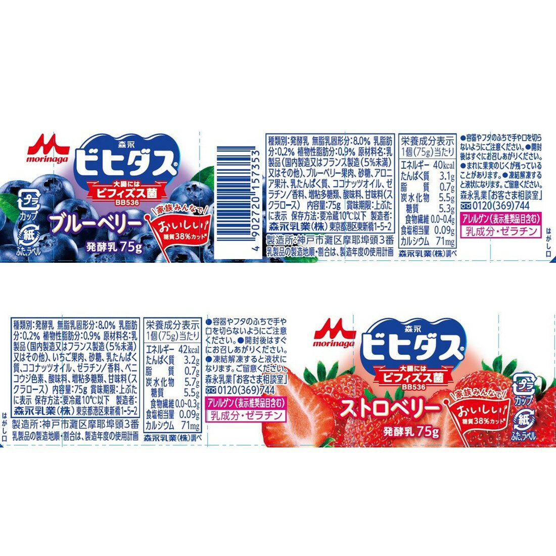 推しプライス】ビヒダスヨーグルト ブルーベリー＋ストロベリー｜楽天