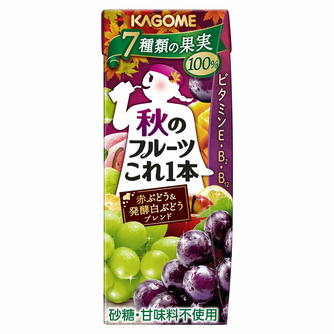 月得 秋のフルーツこれ一本 赤ぶどう 発酵白ぶどうブレンド 楽天西友ネットスーパー