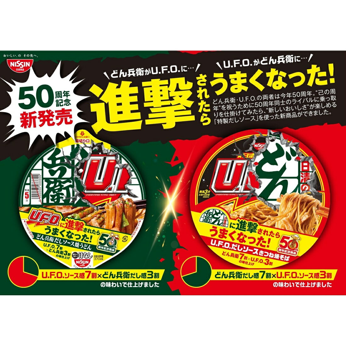 日清焼そばU.F.O. だしソースきつね焼そば｜楽天マート - ネットスーパー