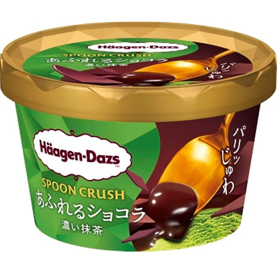 ミニカップ スプーンクラッシュ あふれるショコラ 濃い抹茶